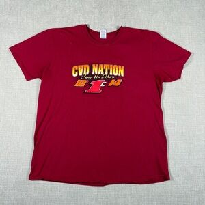 Vintage Craig Von Dohren CVD Nation Racing T Shirt XL Dirt Modified Race Car Tee
